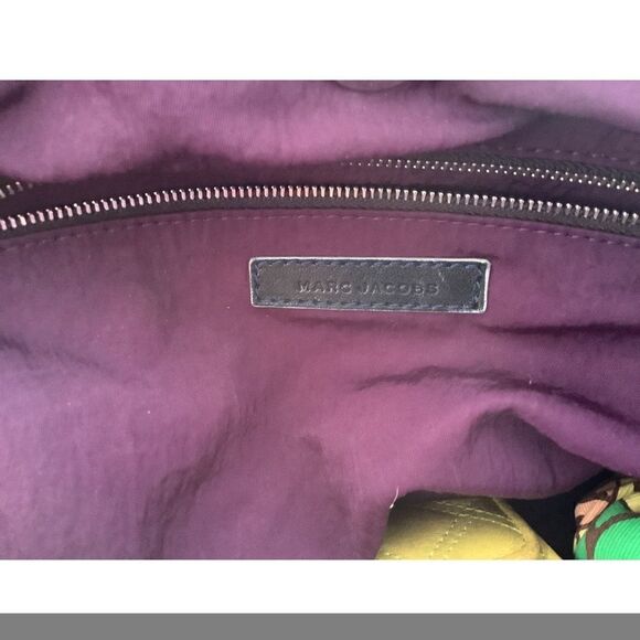 ‼️LOWEST PRICE YET‼️ Marc Jacobs Blue Nylon and Leather Tote EUC - Picture 8 of 10